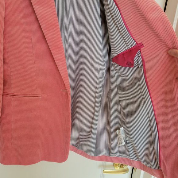 NWOT J. Crew Parke Corduroy blazer in pale blush pink TRADE ONLY - Picture 6 of 15
